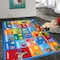World Rug Gallery Kids Educational Learning Alphabet Symbols Non-Slip Area Rug 3'3'' x 4'7'' Multi 2027MULTI3X5 - alternate 1